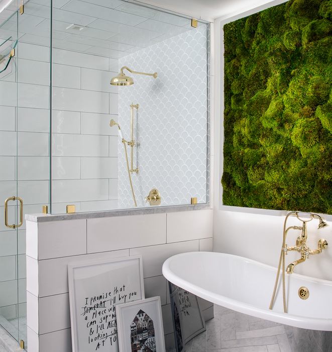 Moss Wall Art - San Diego -residential installation