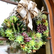 Custom-Succulent-Holiday-Wreath-San-Diego-2018-1